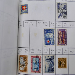 Lot de timbres de Suisse neufs et oblitérés en 6 carnets à choix.