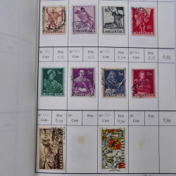 Lot de timbres de Suisse neufs et oblitérés en 6 carnets à choix.