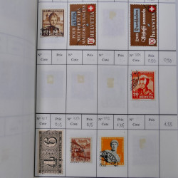 Lot de timbres de Suisse neufs et oblitérés en 6 carnets à choix.