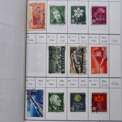 Lot de timbres de Suisse neufs et oblitérés en 6 carnets à choix.