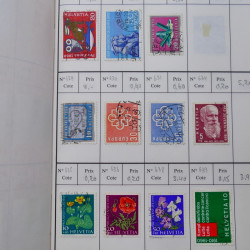 Lot de timbres de Suisse neufs et oblitérés en 6 carnets à choix.