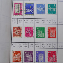 Lot de timbres de Suisse neufs et oblitérés en 6 carnets à choix.