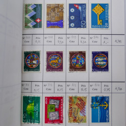 Lot de timbres de Suisse neufs et oblitérés en 6 carnets à choix.