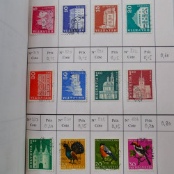 Lot de timbres de Suisse neufs et oblitérés en 6 carnets à choix.