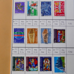 Lot de timbres de Suisse neufs et oblitérés en 6 carnets à choix.