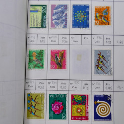 Lot de timbres de Suisse neufs et oblitérés en 6 carnets à choix.