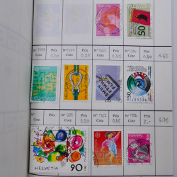 Lot de timbres de Suisse neufs et oblitérés en 6 carnets à choix.