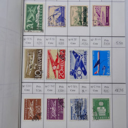 Lot de timbres de Suisse neufs et oblitérés en 6 carnets à choix.