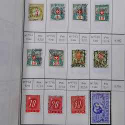 Lot de timbres de Suisse neufs et oblitérés en 6 carnets à choix.