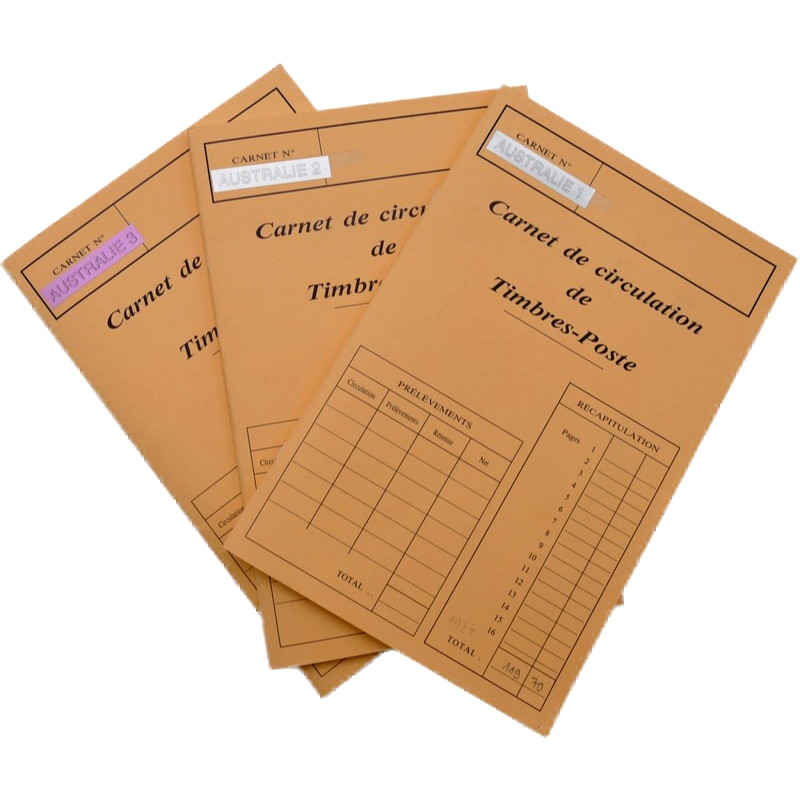 Lot de timbres d'Australie 1912-1998 oblitérés en 3 carnets à choix.