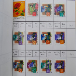Lot de timbres d'Australie 1912-1998 oblitérés en 3 carnets à choix.