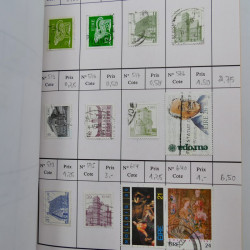 Lot de timbres d'Irlande 1922-1997 oblitérés en 2 carnets à choix.