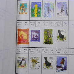Lot de timbres d'Irlande 1922-1997 oblitérés en 2 carnets à choix.