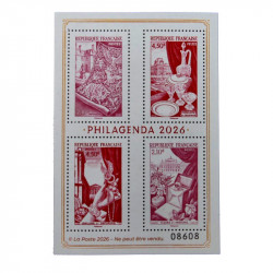 Philagenda 2026 avec bloc spécial Productions françaises de luxe neuf**.