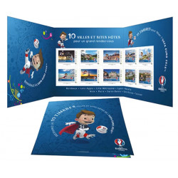 Collector 10 timbres UEFA EURO 2016™.
