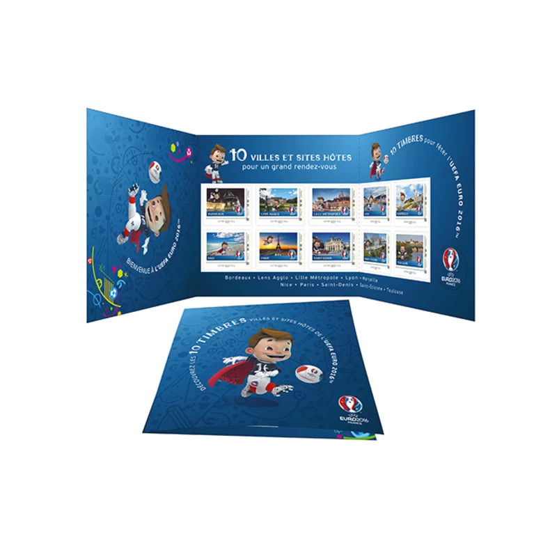 Collector 10 timbres UEFA EURO 2016™.