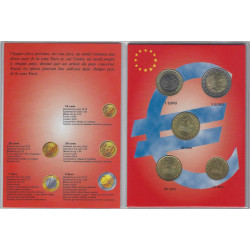 Série Euro Monaco 2003 de 5 monnaies UNC.