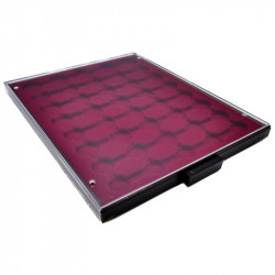 Lot de 2 box monnaies pour séries euros sous capsules Leuchtturm.