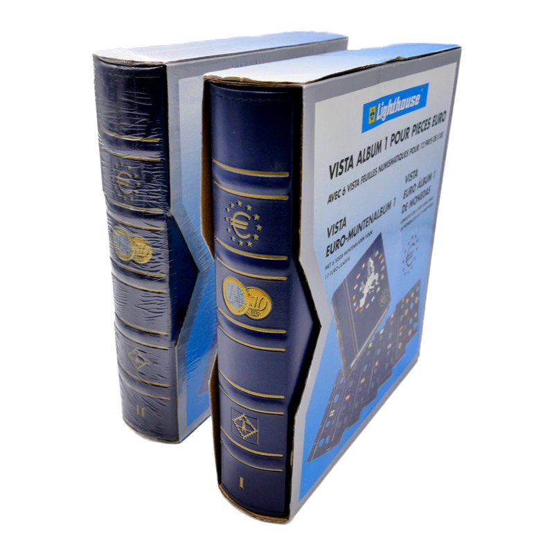 Albums Vista Euros volumes 1 et 2 - Anciens et Nouveaux pays.