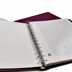 Album Safe garnie de 30 feuilles neutres pour timbres, blocs, carnets.