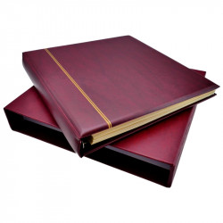 Album Safe garnie de 30 feuilles neutres pour timbres, blocs, carnets.