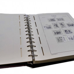 Album Leuctturm avec feuilles préimpimées Europa 1980-1989.