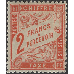 Timbre taxe de France type Duval N°41 neuf*.