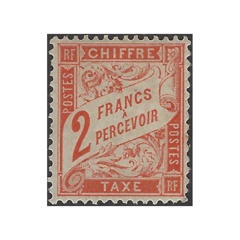 Timbre taxe de France type Duval N°41 neuf*.