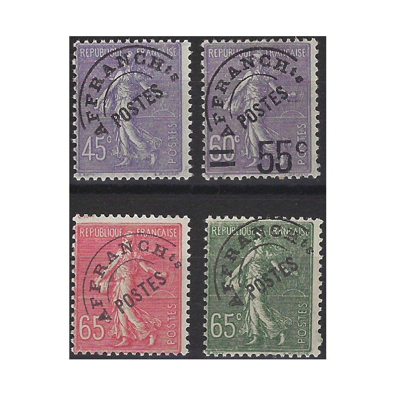 Timbres préoblitérés de France N°46-49 série neuf**.