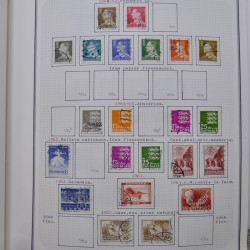 Collection massive timbres d'Europe neufs et oblitérés en un album.