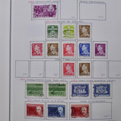 Collection massive timbres d'Europe neufs et oblitérés en un album.