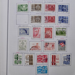 Collection massive timbres d'Europe neufs et oblitérés en un album.