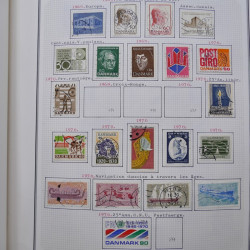 Collection massive timbres d'Europe neufs et oblitérés en un album.