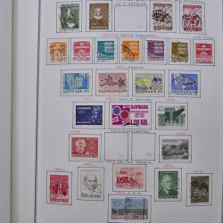 Collection massive timbres d'Europe neufs et oblitérés en un album.