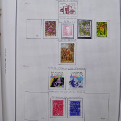 Collection massive timbres d'Europe neufs et oblitérés en un album.