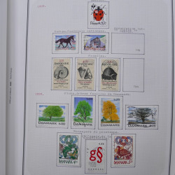 Collection massive timbres d'Europe neufs et oblitérés en un album.