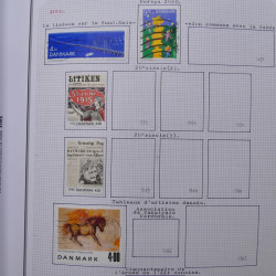 Collection massive timbres d'Europe neufs et oblitérés en un album.