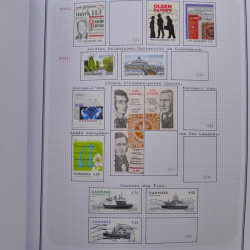 Collection massive timbres d'Europe neufs et oblitérés en un album.