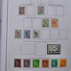 Collection massive timbres d'Europe neufs et oblitérés en un album.