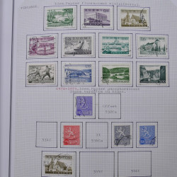 Collection massive timbres d'Europe neufs et oblitérés en un album.