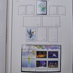 Collection massive timbres d'Europe neufs et oblitérés en un album.