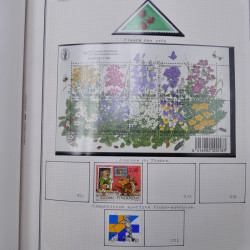 Collection massive timbres d'Europe neufs et oblitérés en un album.