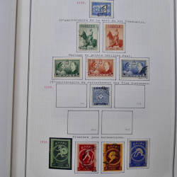 Collection massive timbres d'Europe neufs et oblitérés en un album.