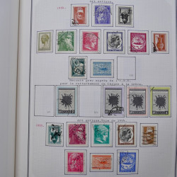 Collection massive timbres d'Europe neufs et oblitérés en un album.