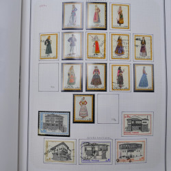 Collection massive timbres d'Europe neufs et oblitérés en un album.