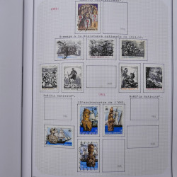 Collection massive timbres d'Europe neufs et oblitérés en un album.