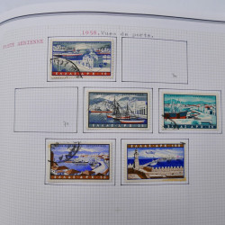 Collection massive timbres d'Europe neufs et oblitérés en un album.