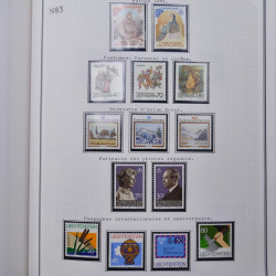 Collection massive timbres d'Europe neufs et oblitérés en un album.