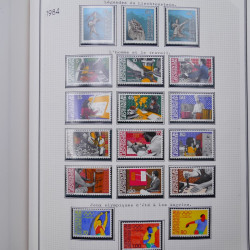 Collection massive timbres d'Europe neufs et oblitérés en un album.