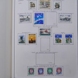 Collection massive timbres d'Europe neufs et oblitérés en un album.